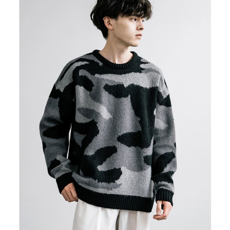 ニット セーター カモフラ柄 | Rocky Monroe | 詳細画像12 