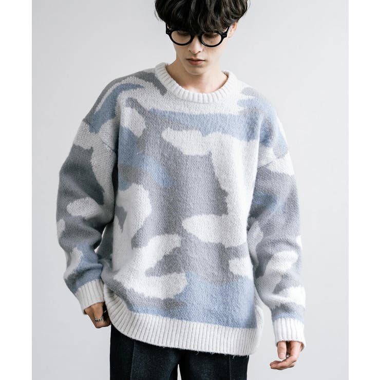 ニット セーター カモフラ柄 | Rocky Monroe | 詳細画像2 