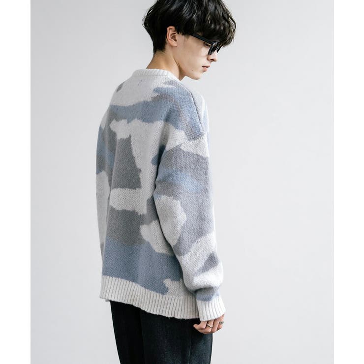ニット セーター カモフラ柄 | Rocky Monroe | 詳細画像3 