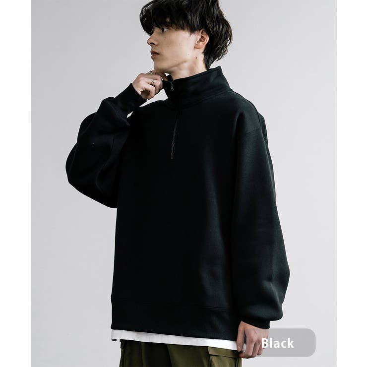 トレーナー ハーフジップ 裏起毛[品番：OE000008234]｜Rocky Monroe