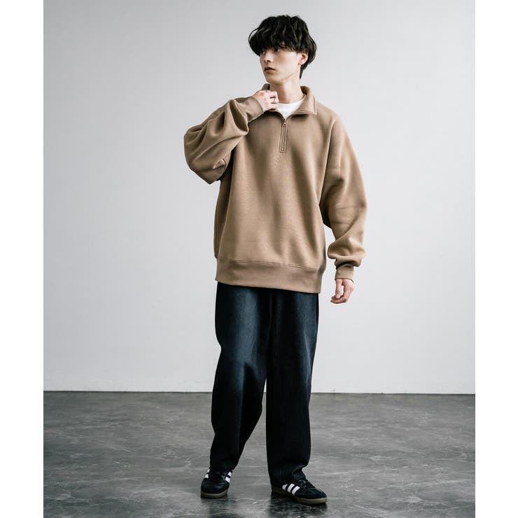 トレーナー ハーフジップ 裏起毛[品番：OE000008234]｜Rocky Monroe