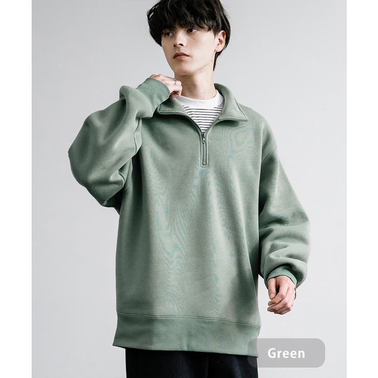 トレーナー ハーフジップ 裏起毛[品番：OE000008234]｜Rocky Monroe