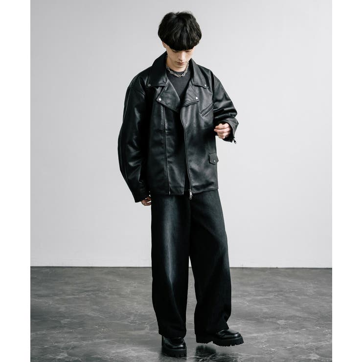 ワイドパンツ コーデュロイ ブラスト加工[品番：OE000008293
