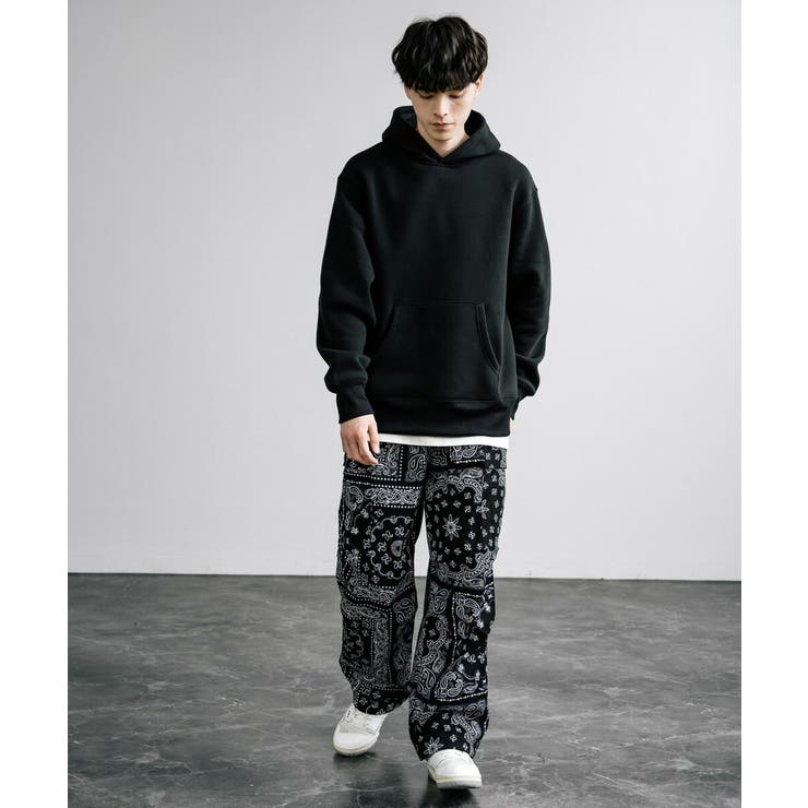 ワイドカーゴパンツ 迷彩 ペイズリー[品番：OE000008458]｜Rocky