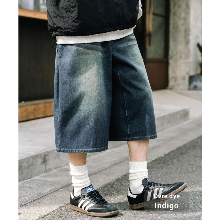 ハーフパンツ デニム バギーパンツ[品番：OE000008628]｜Rocky