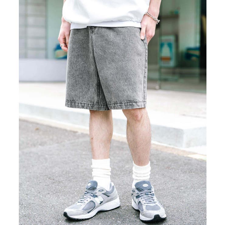 デニムショートパンツ ワイド 膝丈 | Rocky Monroe | 詳細画像7 