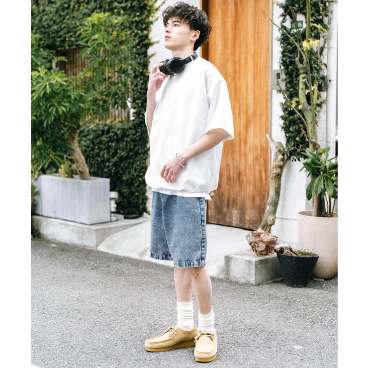 デニムショートパンツ ワイド 膝丈 | Rocky Monroe | 詳細画像10 