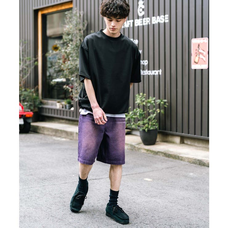 デニムショートパンツ ワイド 膝丈 | Rocky Monroe | 詳細画像15 