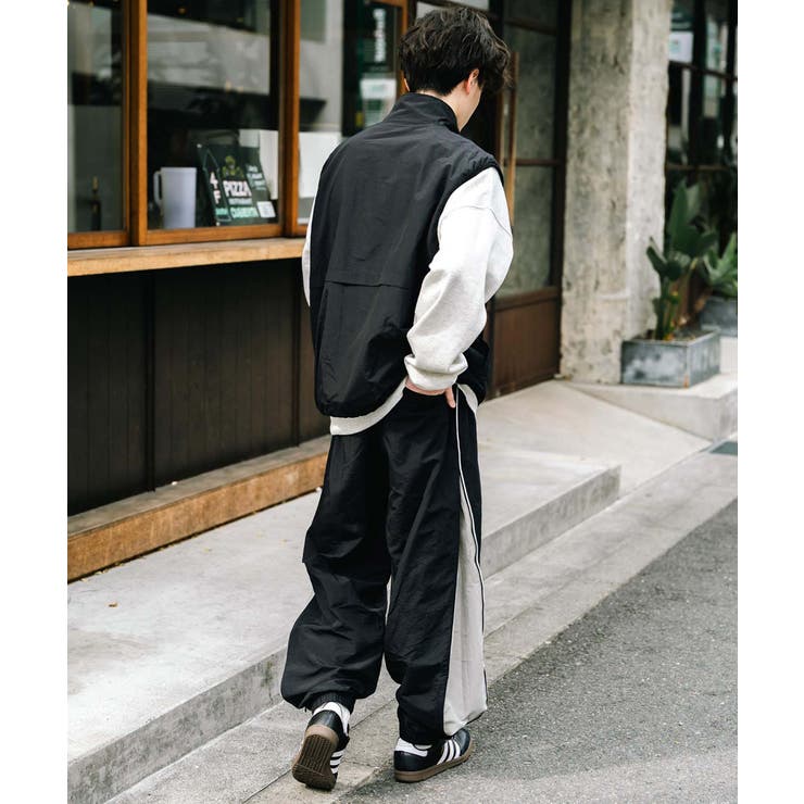 ナイロン トラックパンツ サイドジップ | Rocky Monroe | 詳細画像4 