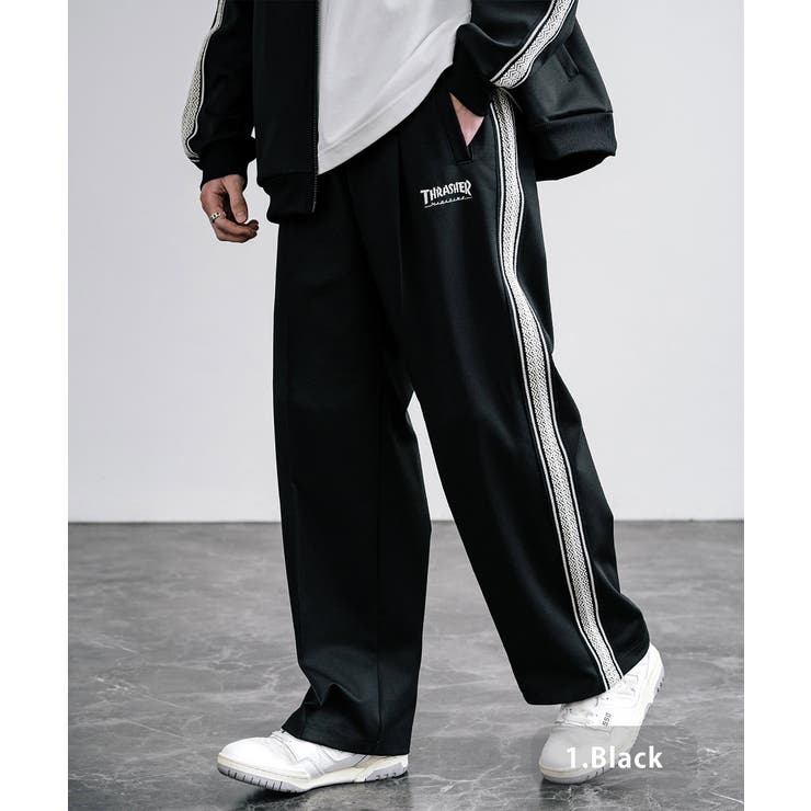 トラックパンツ センタープレス サイドライン[品番:OE000008511 トラックパンツ センタープレス サイドライン[品番:OE000008511