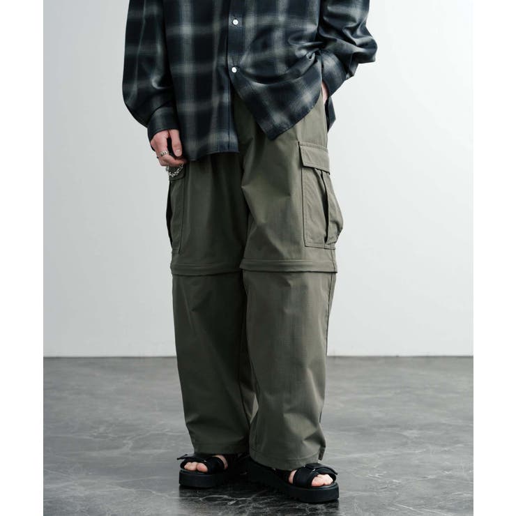 カーゴパンツ コンバーチブル ワイド[品番：OE000008535]｜Rocky