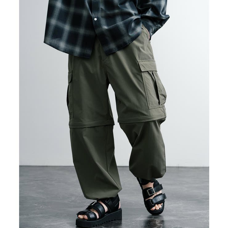 カーゴパンツ コンバーチブル ワイド[品番：OE000008535]｜Rocky