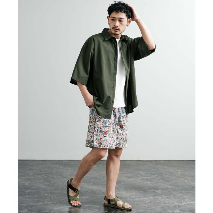 ショートパンツ ハーフパンツ 総柄[品番：OE000008667]｜Rocky