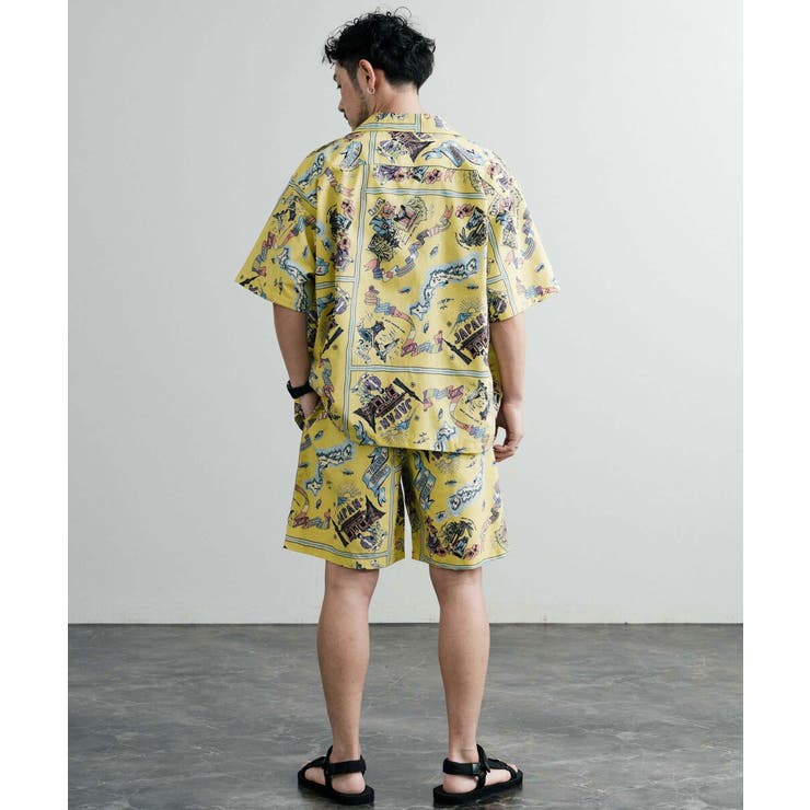 ショートパンツ ハーフパンツ 総柄[品番：OE000008667]｜Rocky
