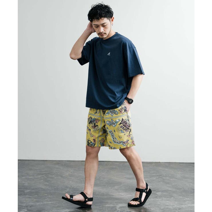 ショートパンツ ハーフパンツ 総柄[品番：OE000008667]｜Rocky Monroe