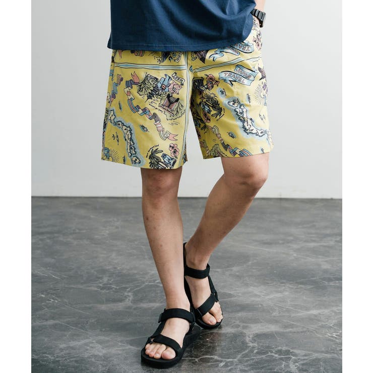 女性に人気！ ショートパンツ ハーフパンツ 総柄[品番：OE000008667]｜Rocky パンツ