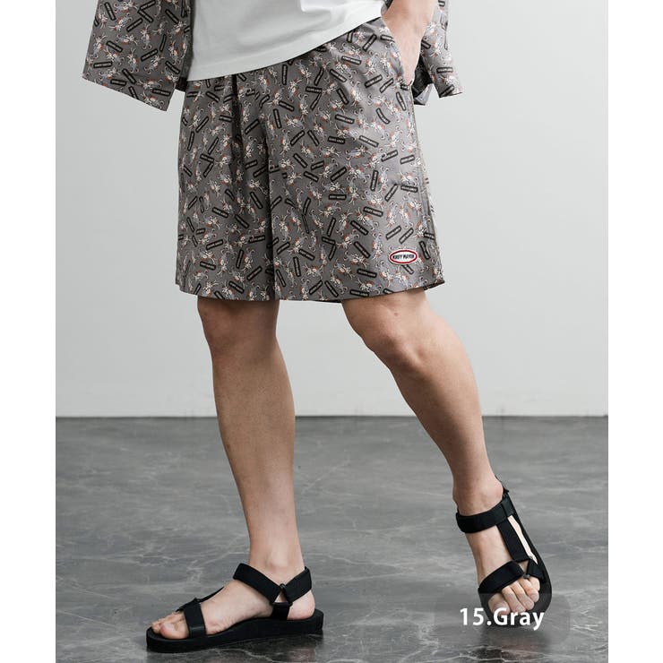 レビュー高評価の商品 ショートパンツ ハーフパンツ 総柄[品番：OE000008667]｜Rocky パンツ