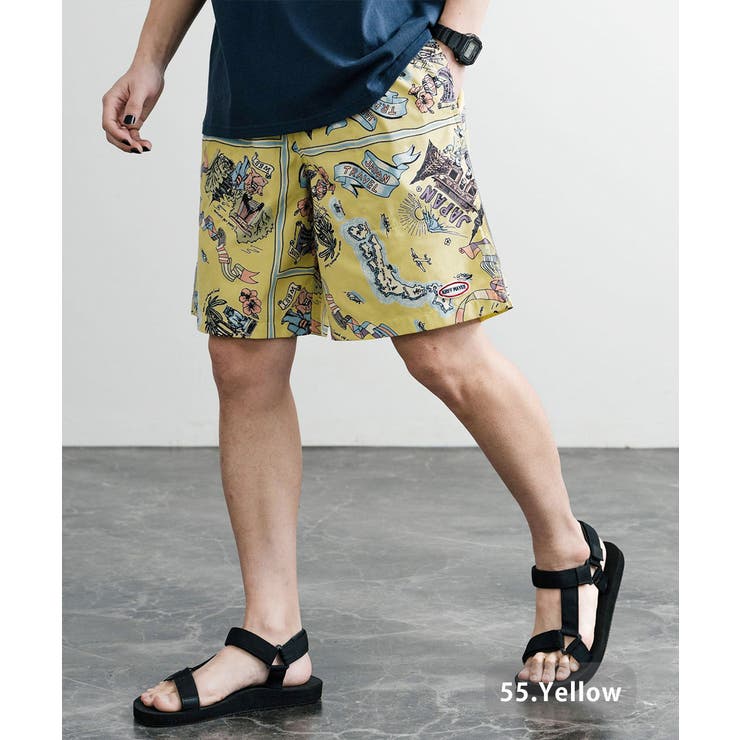 ショートパンツ ハーフパンツ 総柄[品番：OE000008667]｜Rocky