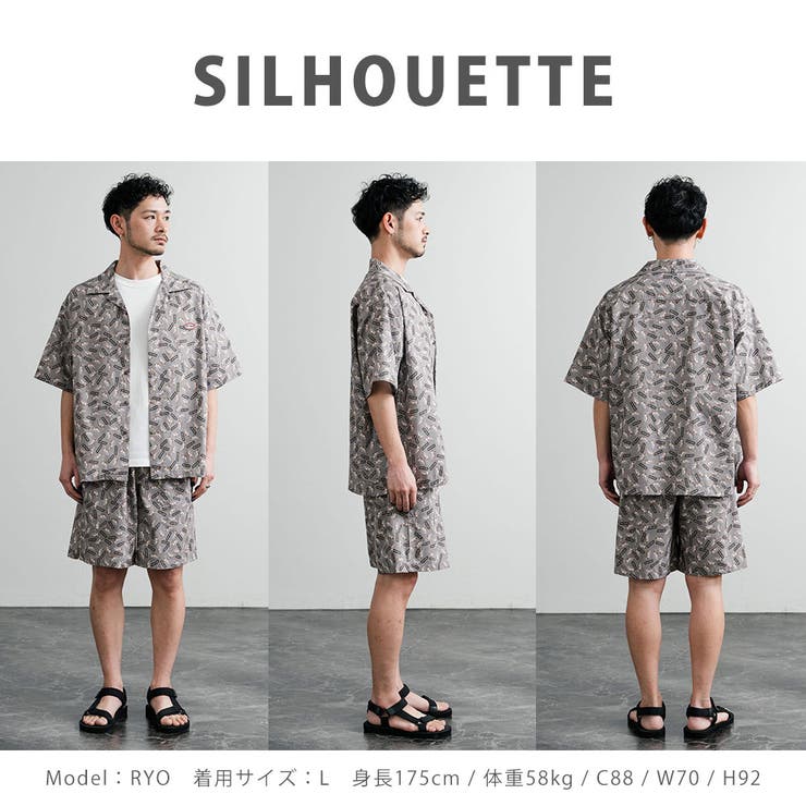 ショートパンツ ハーフパンツ 総柄[品番：OE000008667]｜Rocky