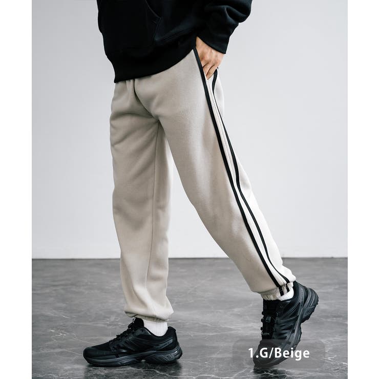 1.G/ベージュ | スウェットパンツ ジョガー 裏起毛 | Rocky Monroe