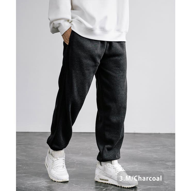 3.M/チャコール | スウェットパンツ ジョガー 裏起毛 | Rocky Monroe
