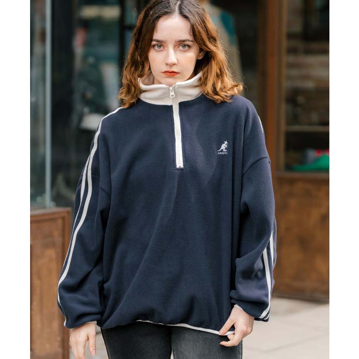 新色追加 KANGOL ハーフジップフリース | Rocky Monroe | 詳細画像9 