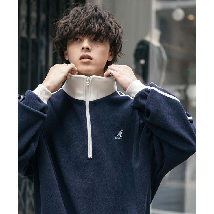 新色追加 KANGOL ハーフジップフリース | Rocky Monroe | 詳細画像11 