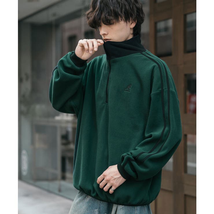 新色追加 KANGOL ハーフジップフリース | Rocky Monroe | 詳細画像15 