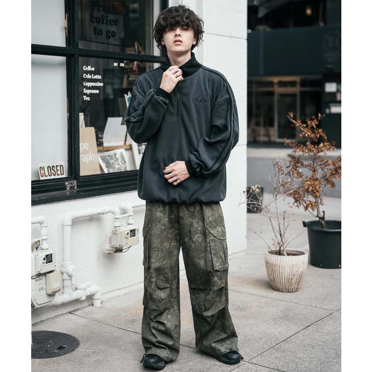 新色追加 KANGOL ハーフジップフリース | Rocky Monroe | 詳細画像40 