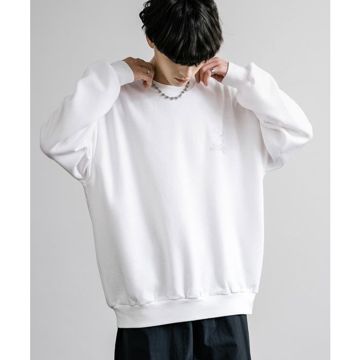 スウェット 裏起毛 ラインストーン[品番：OE000008360]｜Rocky Monroe