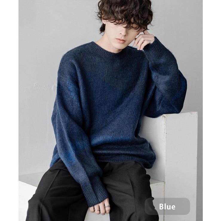 ERL グラデーションニット　モヘア ERL イーアールエル Gradient Rainbow Sweater モヘア グラデーション