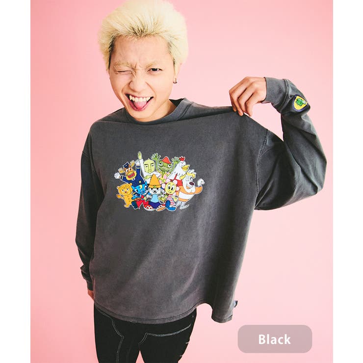 【最安値】 プリントTシャツ 長袖 ロンT[品番：OE000008338]｜Rocky Monroe トップス