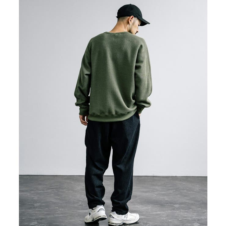 ニットソー 長袖Tシャツ ワッフル | Rocky Monroe | 詳細画像12 