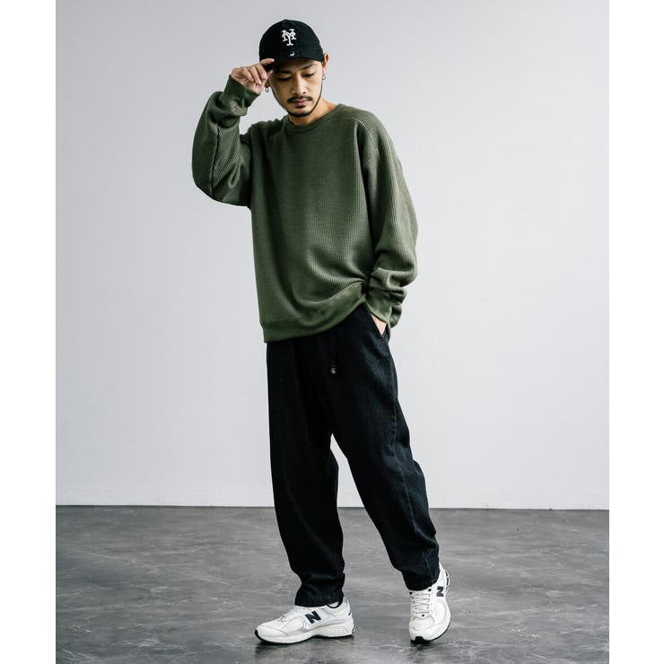 ニットソー 長袖Tシャツ ワッフル | Rocky Monroe | 詳細画像13 