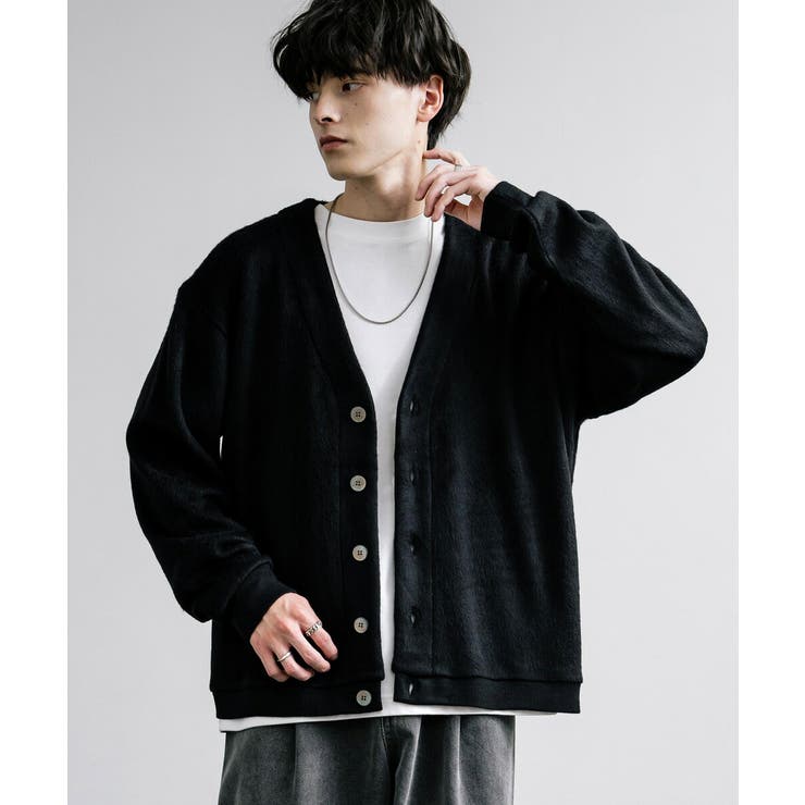 ニットカーディガン モヘアライク ウールシャギー | Rocky Monroe | 詳細画像2 