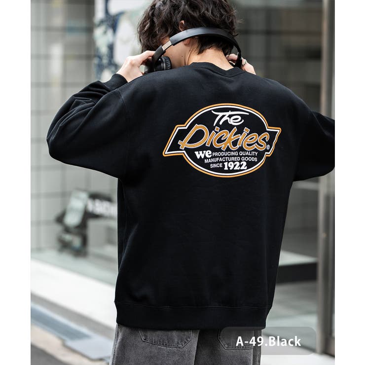 A-49.ブラック | Dickies スウェット 裏起毛 | Rocky Monroe