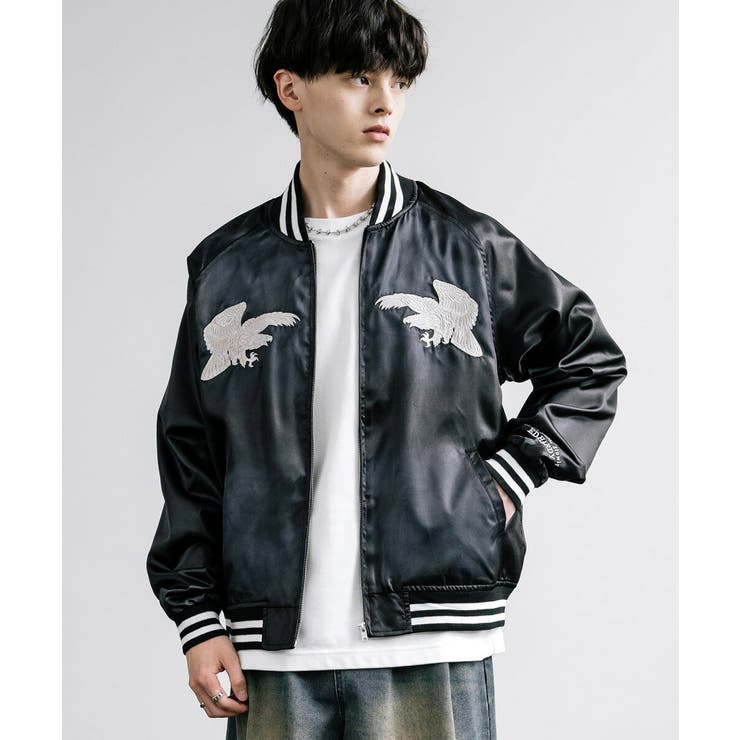 スカジャン 刺繍 ライトアウター[品番：OE000008392]｜Rocky Monroe