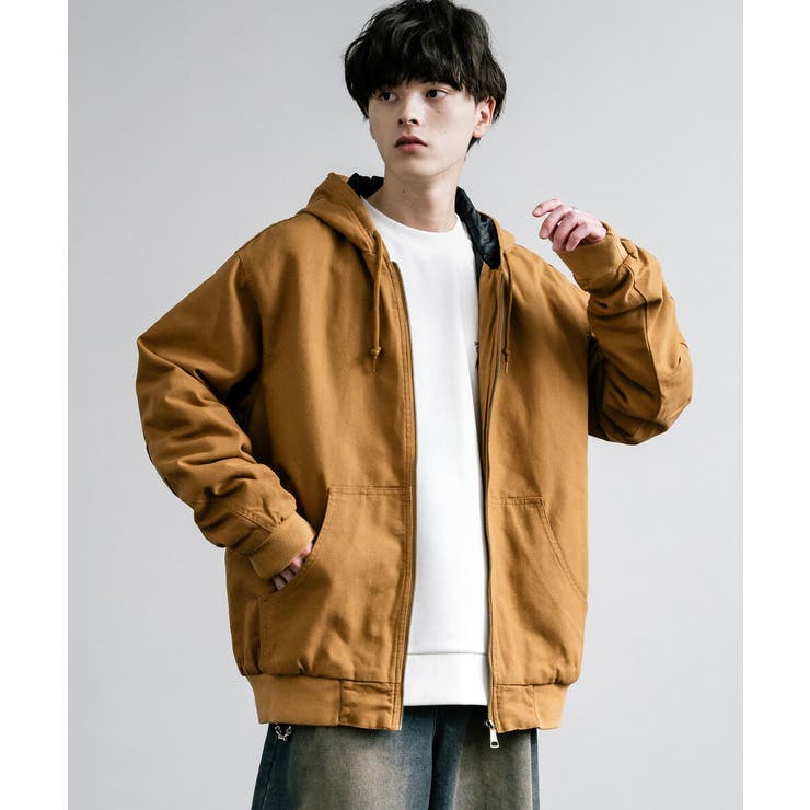 フードジャケット フルジップ ダック[品番：OE000008400]｜Rocky