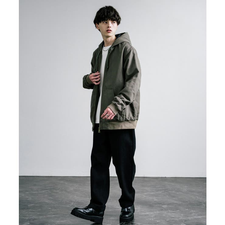 H&S ダックフードジャケット BLACK XL 未使用 H&S ダックフードジャケット BLACK XL 未使用 フーデッドワークウェア