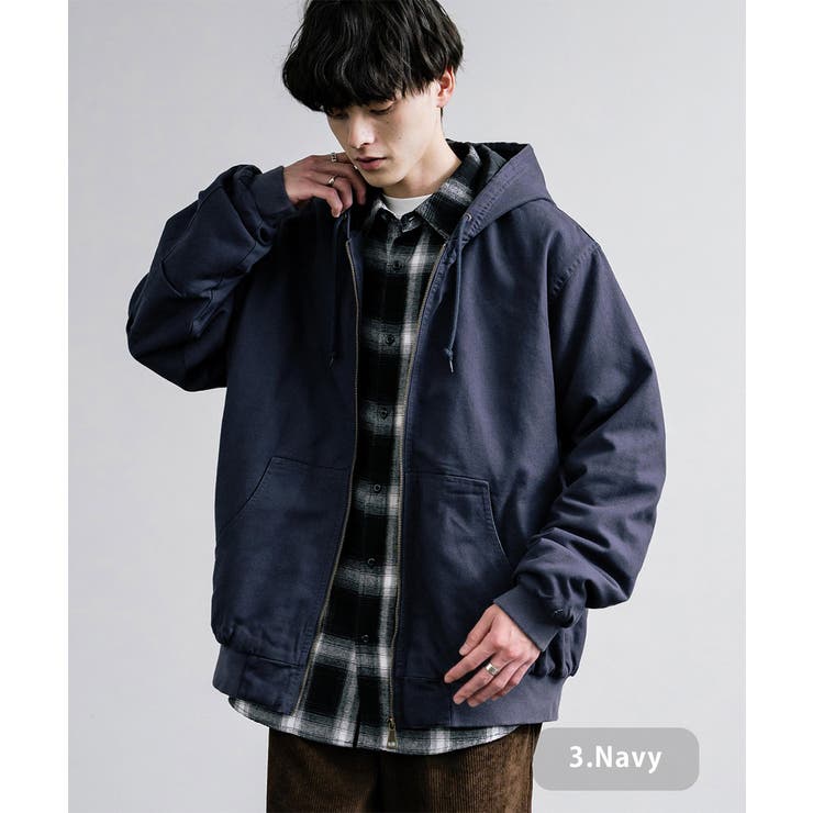 フードジャケット フルジップ ダック[品番：OE000008400]｜Rocky