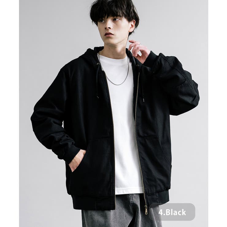 フードジャケット フルジップ ダック[品番：OE000008400]｜Rocky