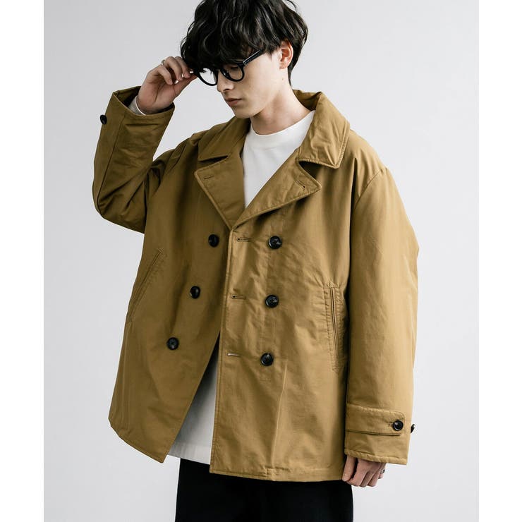 Pコート ダブル ショート丈[品番：OE000008410]｜Rocky Monroe