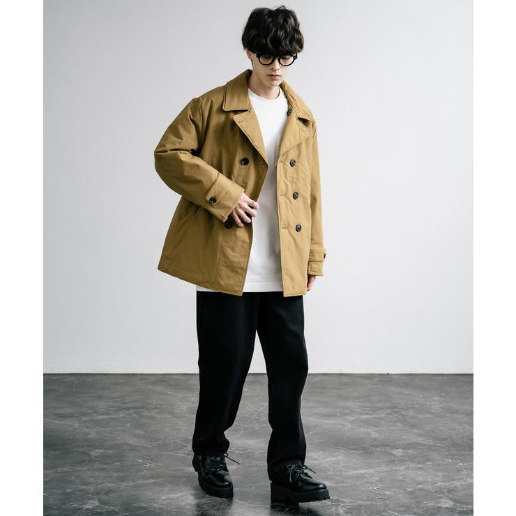 Pコート ダブル ショート丈[品番：OE000008410]｜Rocky Monroe