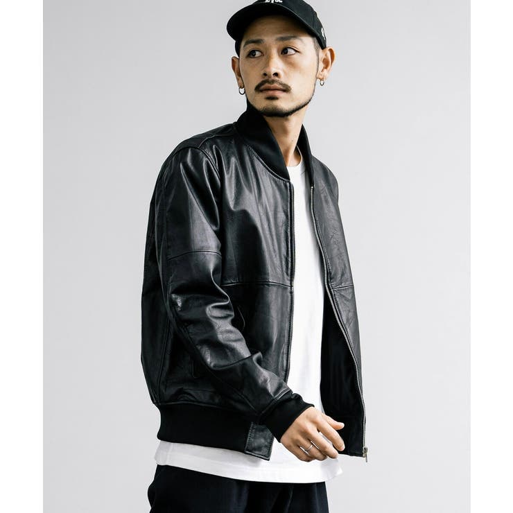 レザージャケット フライトジャケット リプロダクトレザー[品番