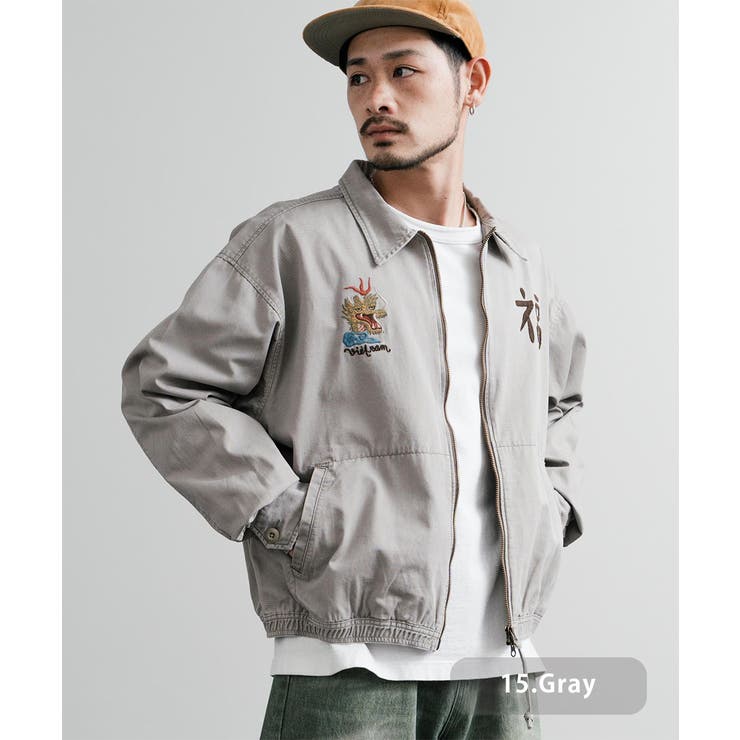 スーベニアジャケット ブルゾン 刺繍[品番：OE000008530]｜Rocky