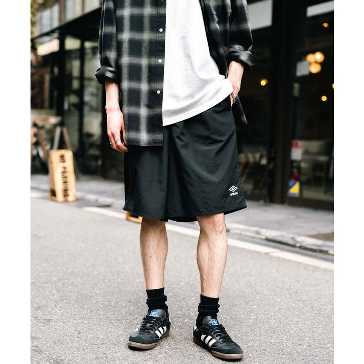 新品）UMBRO × JOURNAL STANDARD ショートパンツLサイズ 楽天市場】Rocky Monroe UMBRO ショートパンツ ワイド アンブロ