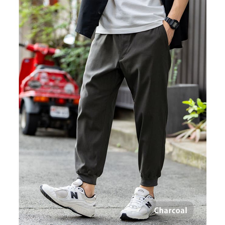 チャコール | 接触冷感 ジョガーパンツ ストレッチ | Rocky Monroe