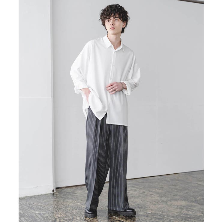 ワイドスラックス バックシャーリング ストレッチ | Rocky Monroe | 詳細画像32 