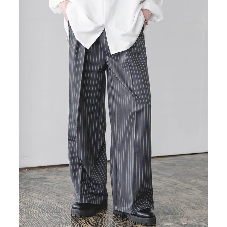 ワイドスラックス バックシャーリング ストレッチ | Rocky Monroe | 詳細画像33 