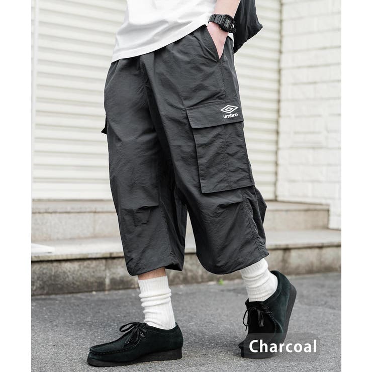 チャコール | UMBRO カーゴハーフパンツ ナイロン | Rocky Monroe